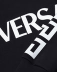 Versace Boys Logo Sweatshirt Black