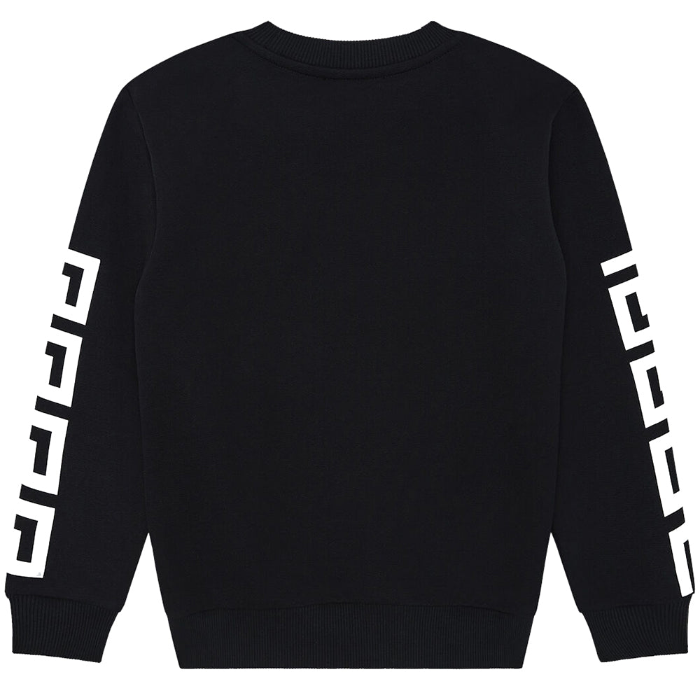 Versace Boys Logo Sweatshirt Black