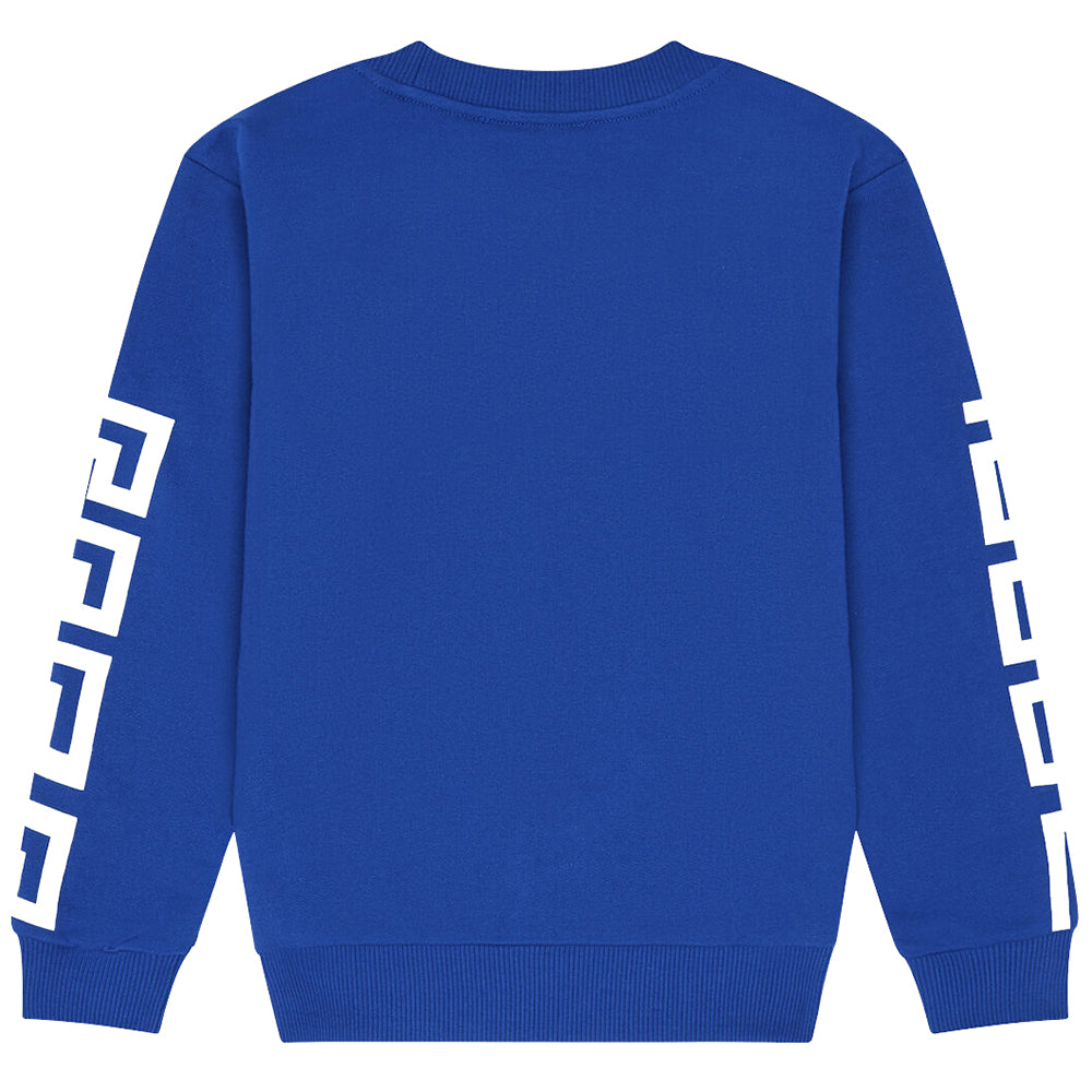 Versace Boys Logo Sweatshirt Blue