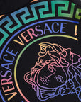 Versace Baby Girls Holographic Medusa Print Sweatshirt Black