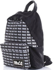 MCQ Alexander Mcqueen Men's Monogram Logo Cotton Backpack Black
