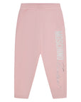 Moschino Unisex Kids Logo Cotton Tracksuit Pink