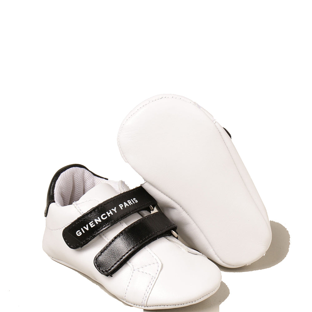 Givenchy Baby Double Strap Trainers White