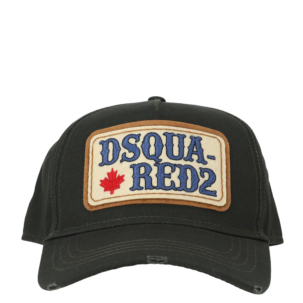 Dsquared2 Men&#39;s Patch Logo Cap Green