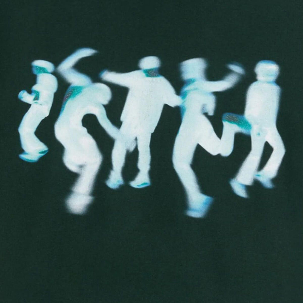 Neil Barrett Mens Blurred Dancer T-shirt  Green