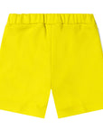 Fendi Baby Boys Ff Logo Shorts Yellow