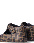 Fendi Babys Unisex FF  Logo Shoes Brown