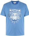 Kenzo Mens Tiger T-shirt Blue