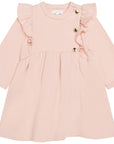 Chloe Baby Girls Frill Dress Pink
