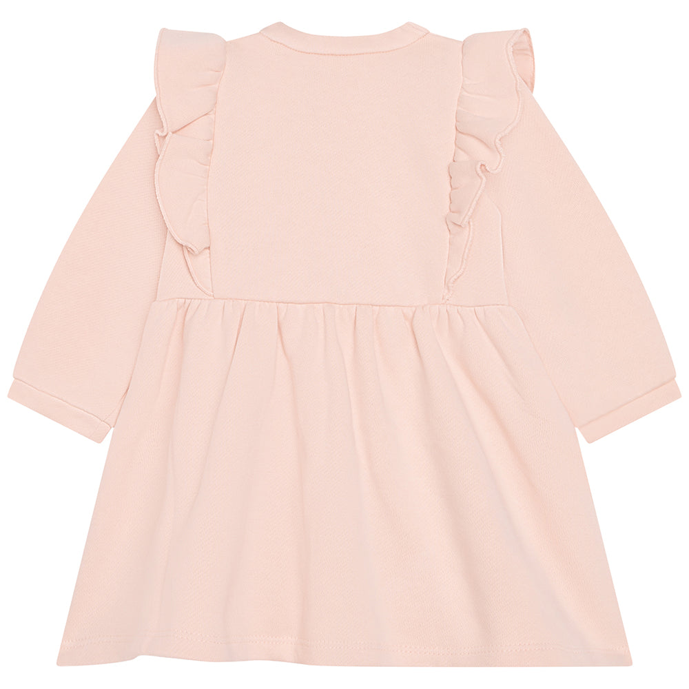 Chloe Baby Girls Frill Dress Pink