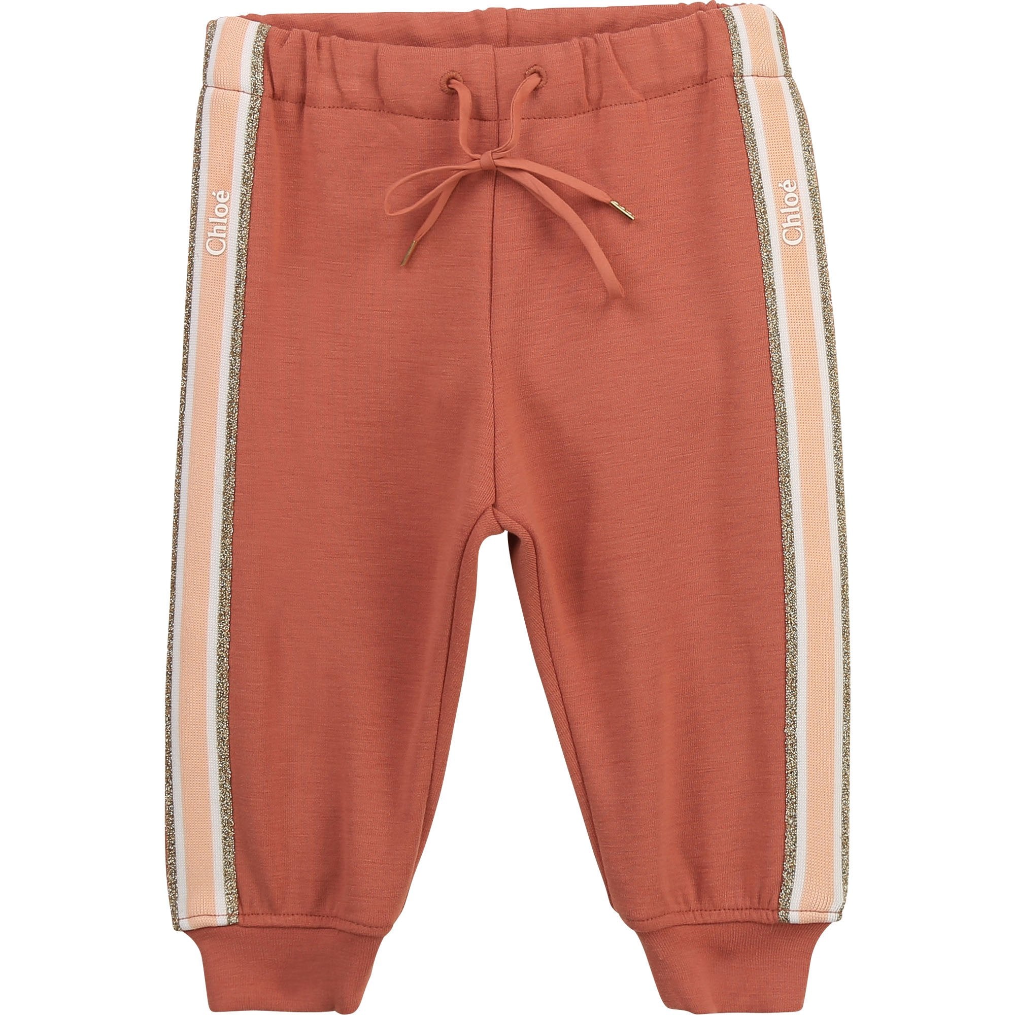 Chloé  Girls Pink Logo Joggers