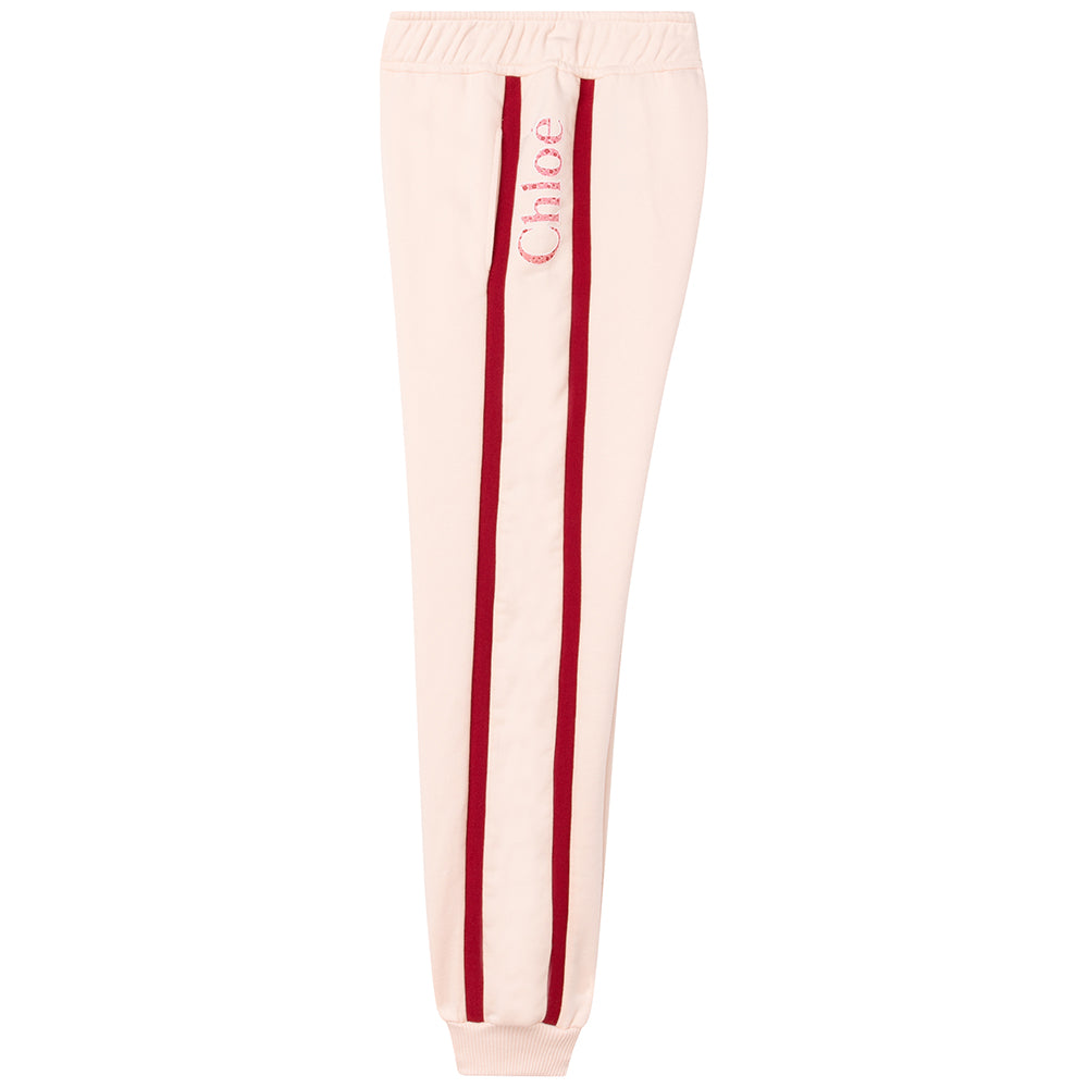 Chloe Girls Logo Joggers Pink