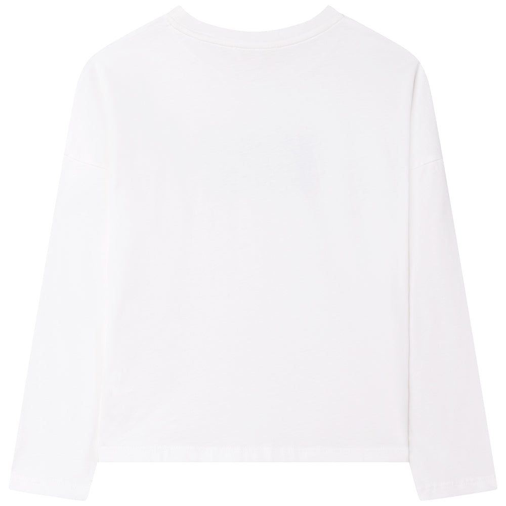Chloe Girls Long Sleeve T-Shirt White