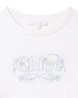 Chloe Girls Long Sleeve T-Shirt White