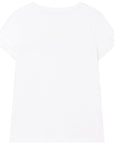 Chloe Girls Logo T-Shirt White