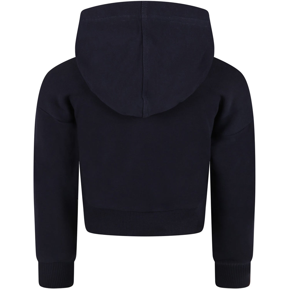 Chloe Girls Cotton Hoodie Navy