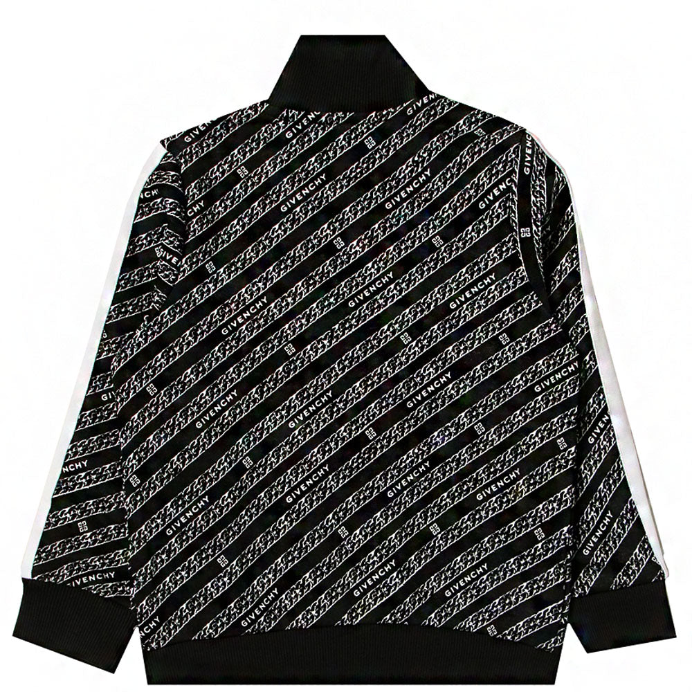 Givenchy - Boys Chain Print Track Jacket Black