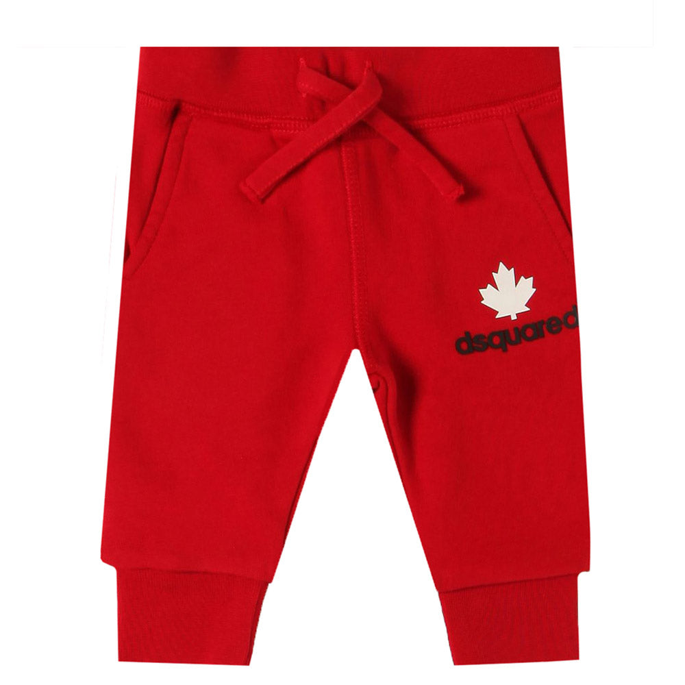 Dsquared2 Baby Boys Logo Print Track Pants Red