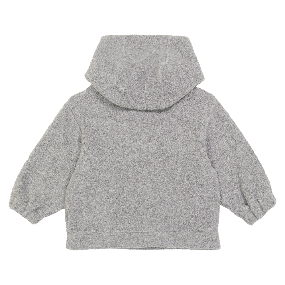 Fendi Boys Logo Hoodie Grey