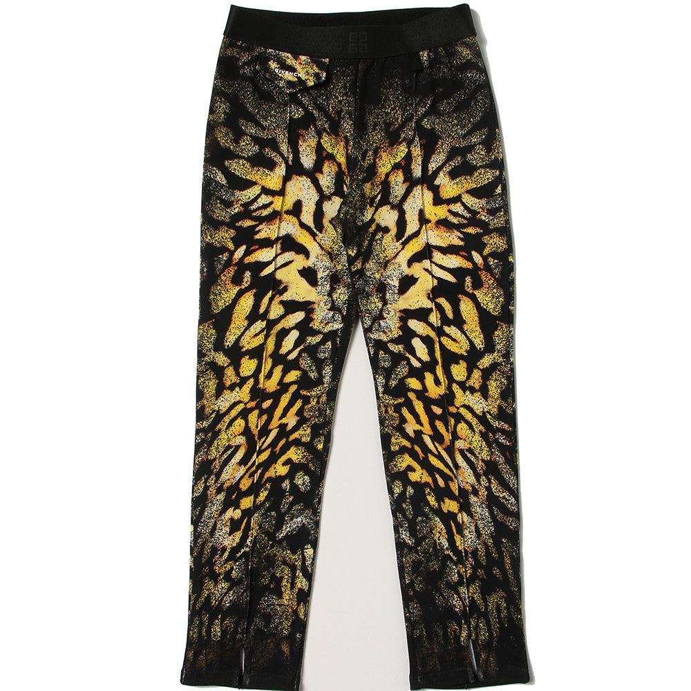 Givenchy Girls Animal Print Sweatpants Black