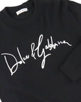 Dolce & Gabbana wool sweater with logo Black