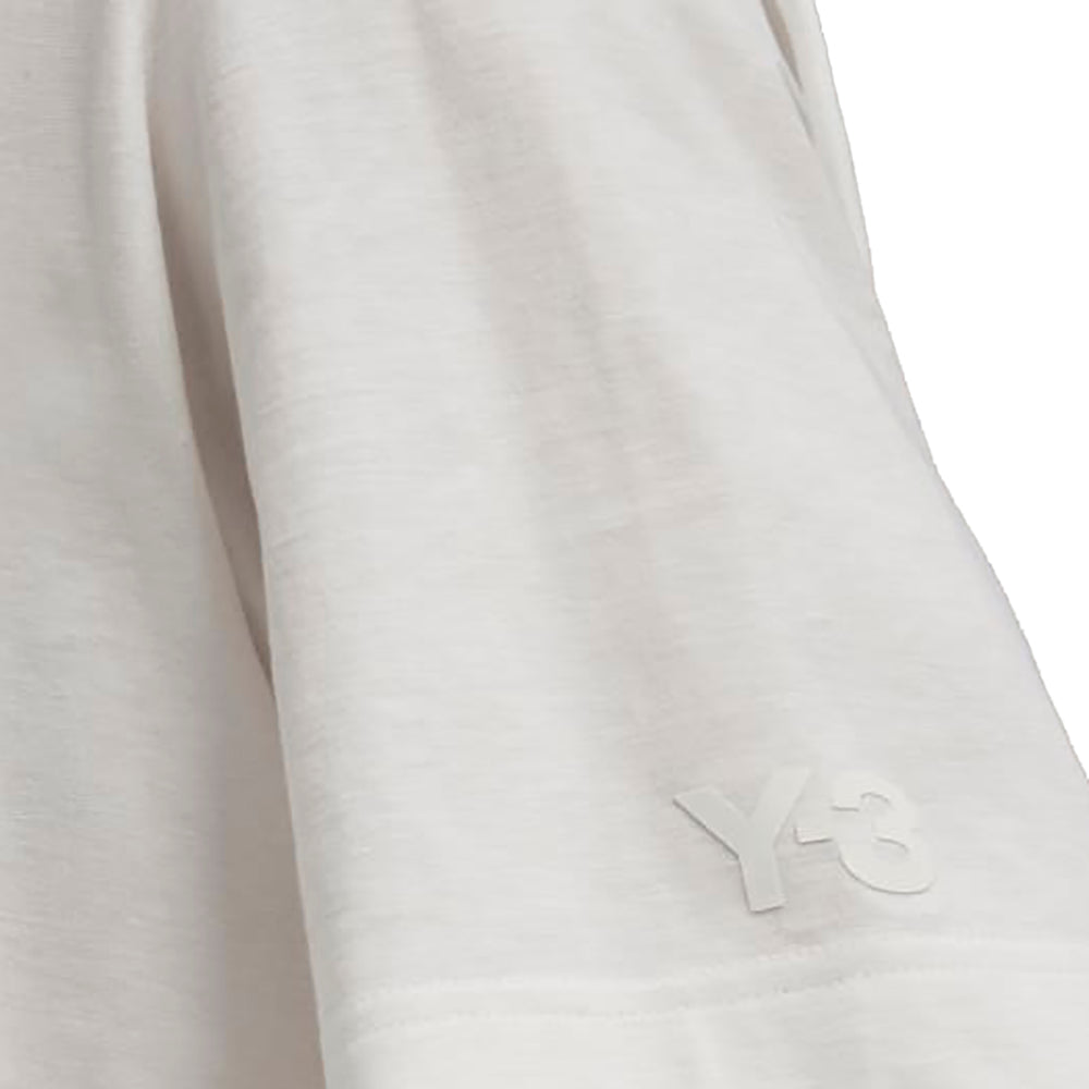 Y-3 Men&#39;s Centre Front Stripes T-Shirt White