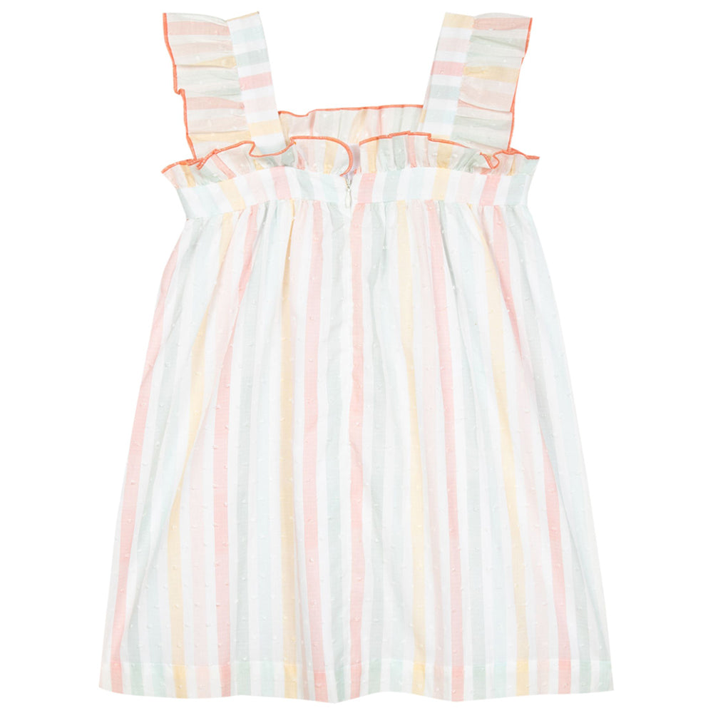 Tartine Et Chocolat Girls Dinette Party Dress Multicoloured