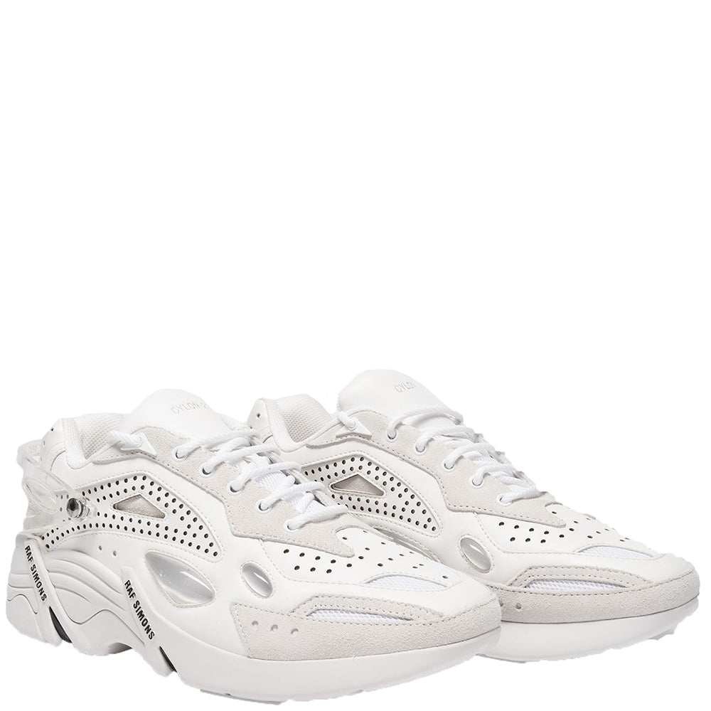 RAF Simons Men&#39;s Cylon-21 Low Top Sneakers White