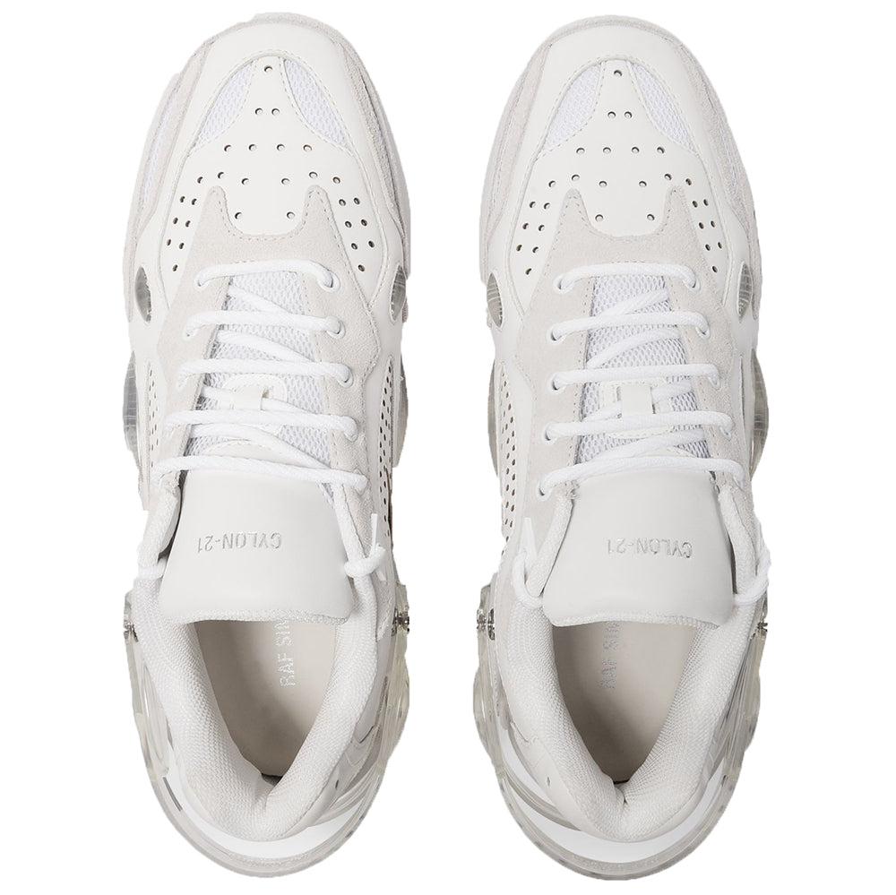 RAF Simons Men&#39;s Cylon-21 Low Top Sneakers White