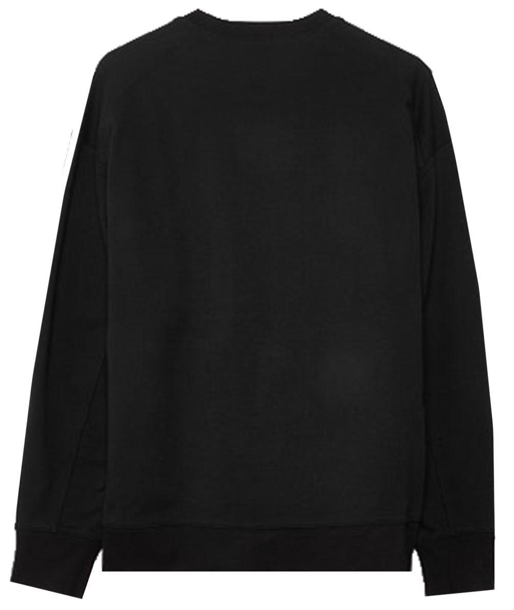 Y-3 Mens Oversized Chest Logo Sweater Black