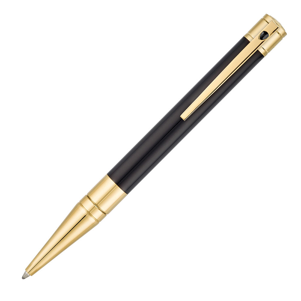 S.T Dupont D-Initial Ball Pen Black &amp; Gold
