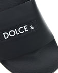 Dolce & Gabbana Boys Logo Sliders Black