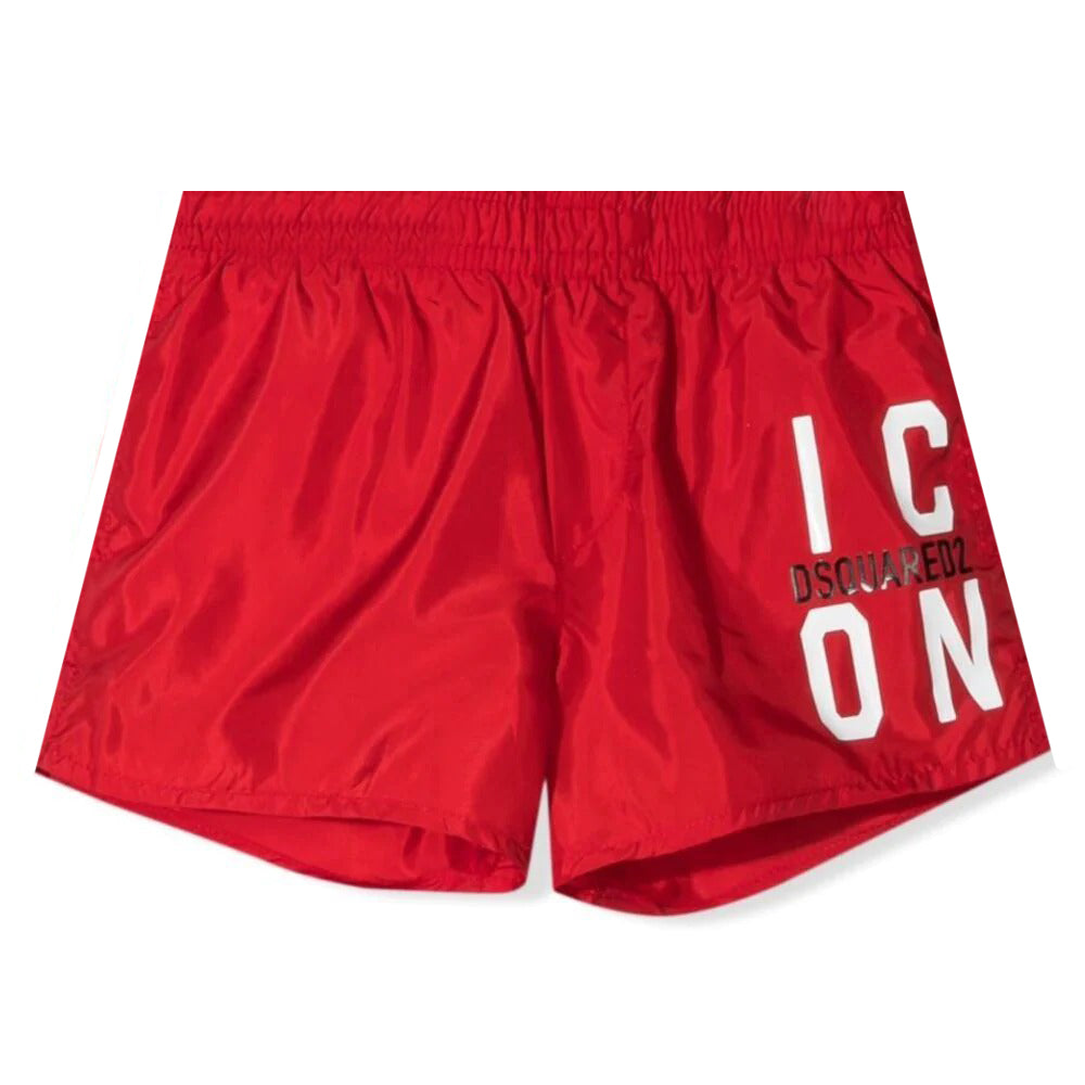 Dsquared2 Boys ICON Swimshorts Red