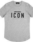 Dsquared2 Boys Icon T-shirt Grey