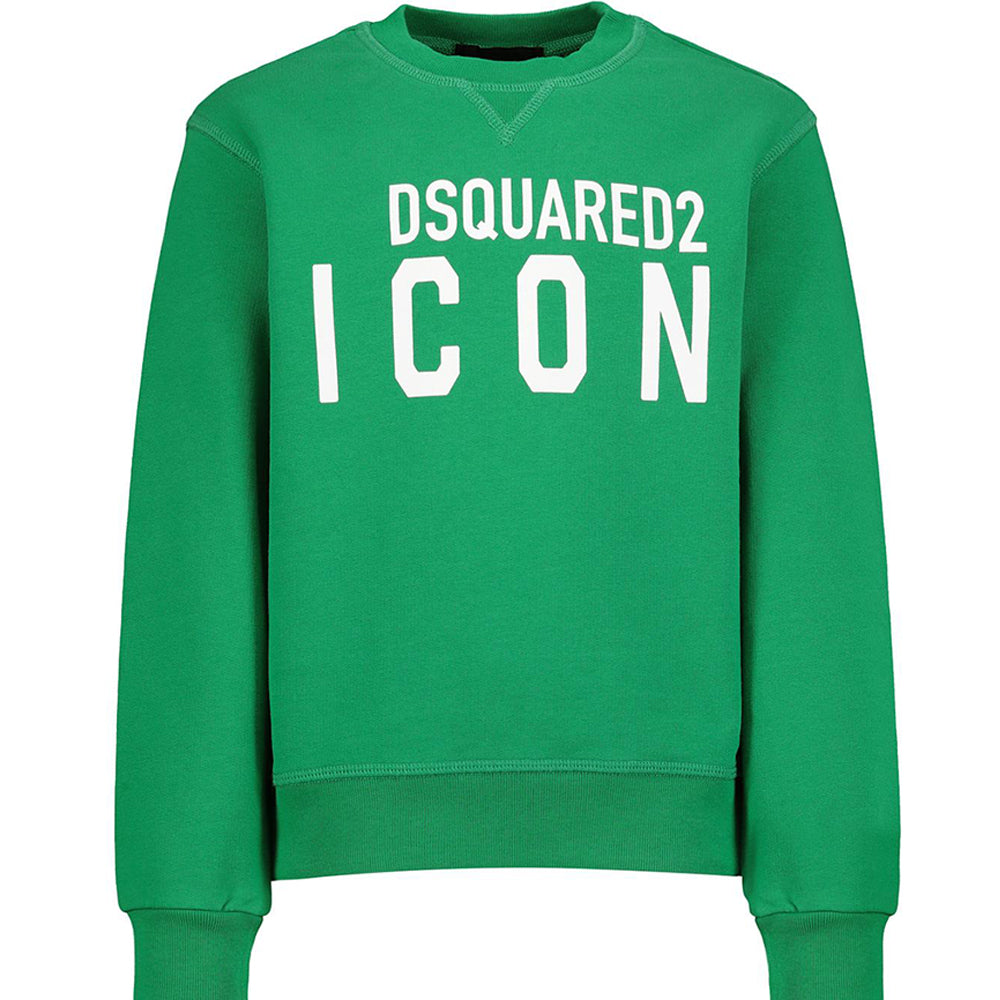 Dsquared2 Boys Icon Sweater Green