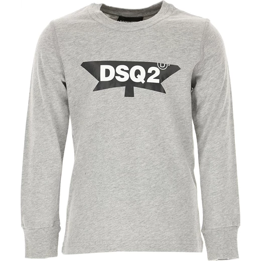 Dsquared2 Boys DSQ2 Logo T-shirt Grey