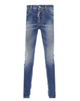 Dsquared2 Boys Faded Skinny Jeans Blue