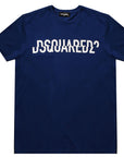 Dsquared2 Boys Cotton T-shirt Blue