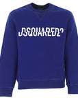 Dsquared2 Boys Split Logo Sweatshirt Blue