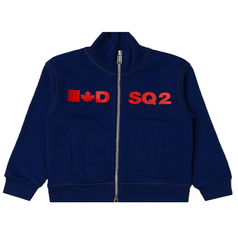 Dsquared2 Baby Boys Zip Sweater Blue