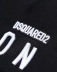 Dsquared2 Boys Icon Logo Print Beanie Black