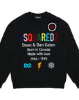 Dsquared2 Boys Logo Print Cotton Sweatshirt Black