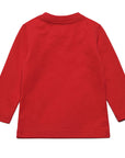 Dsquared2 Baby Boys Logo Print Long Sleeve T-Shirt Red