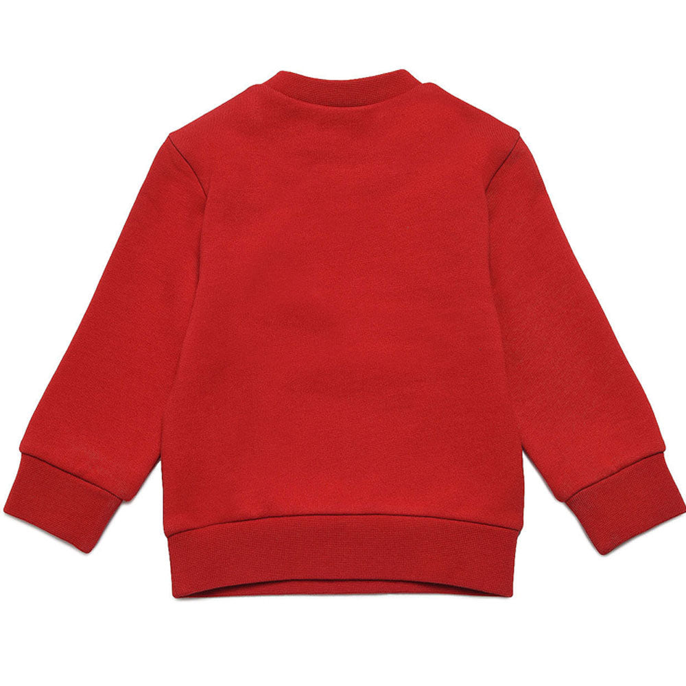 Dsquared2 Baby Boys Logo Print Cotton Sweatshirt Red