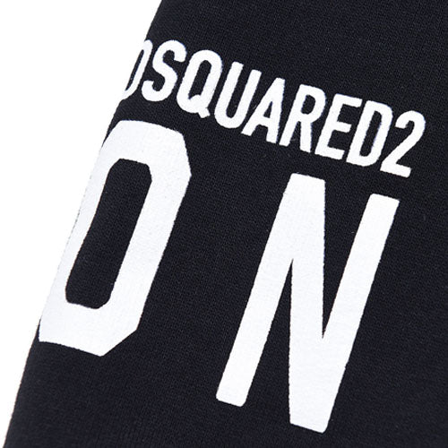 Dsquared2 Boys Black Logo Tracksuit Bottoms Black