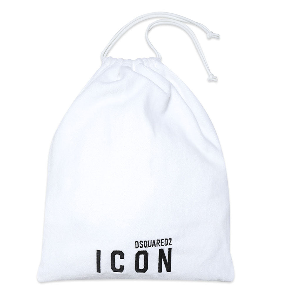 Dsquared2 Boys Icon Logo Bathrobe White