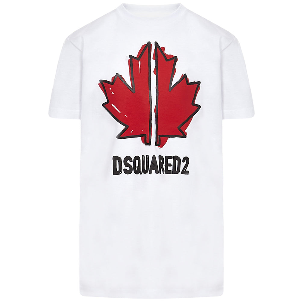 Dsquared2 Kids Cotton T-shirt White