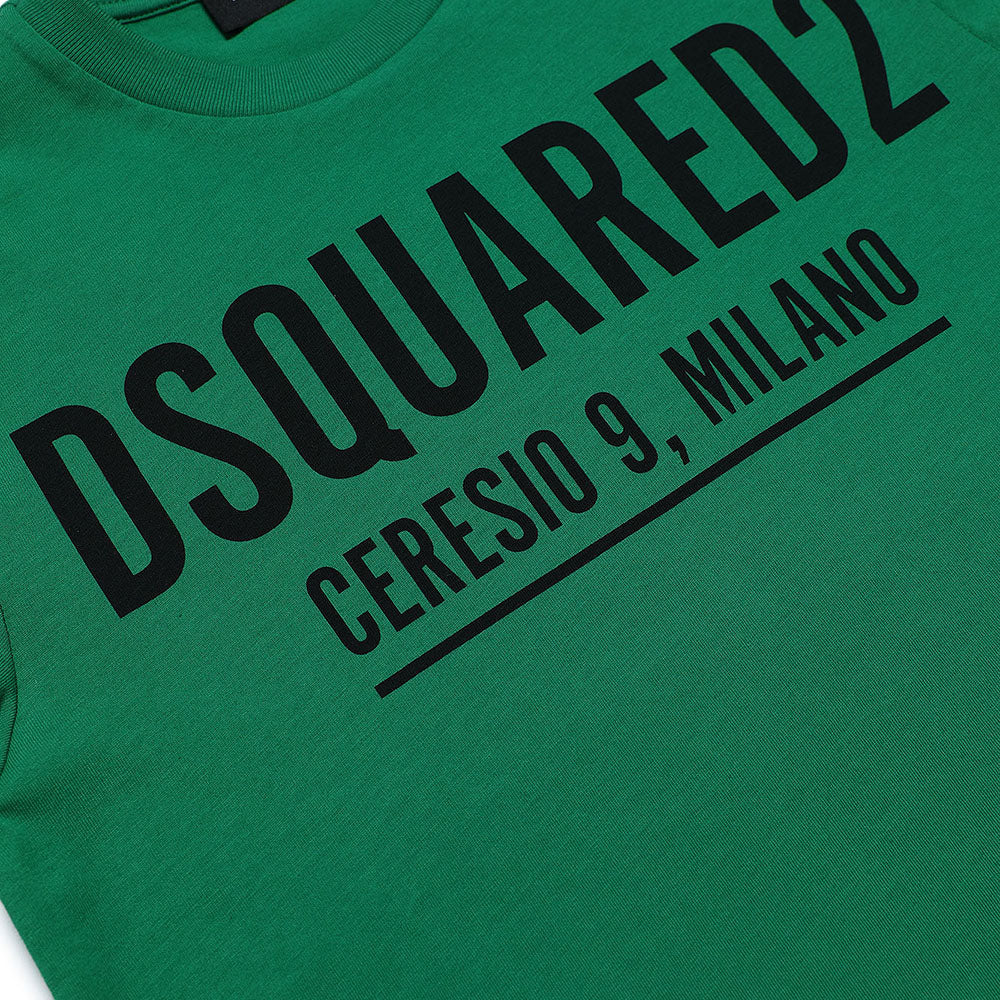 Dsquared2 Boys Cotton T-shirt Green