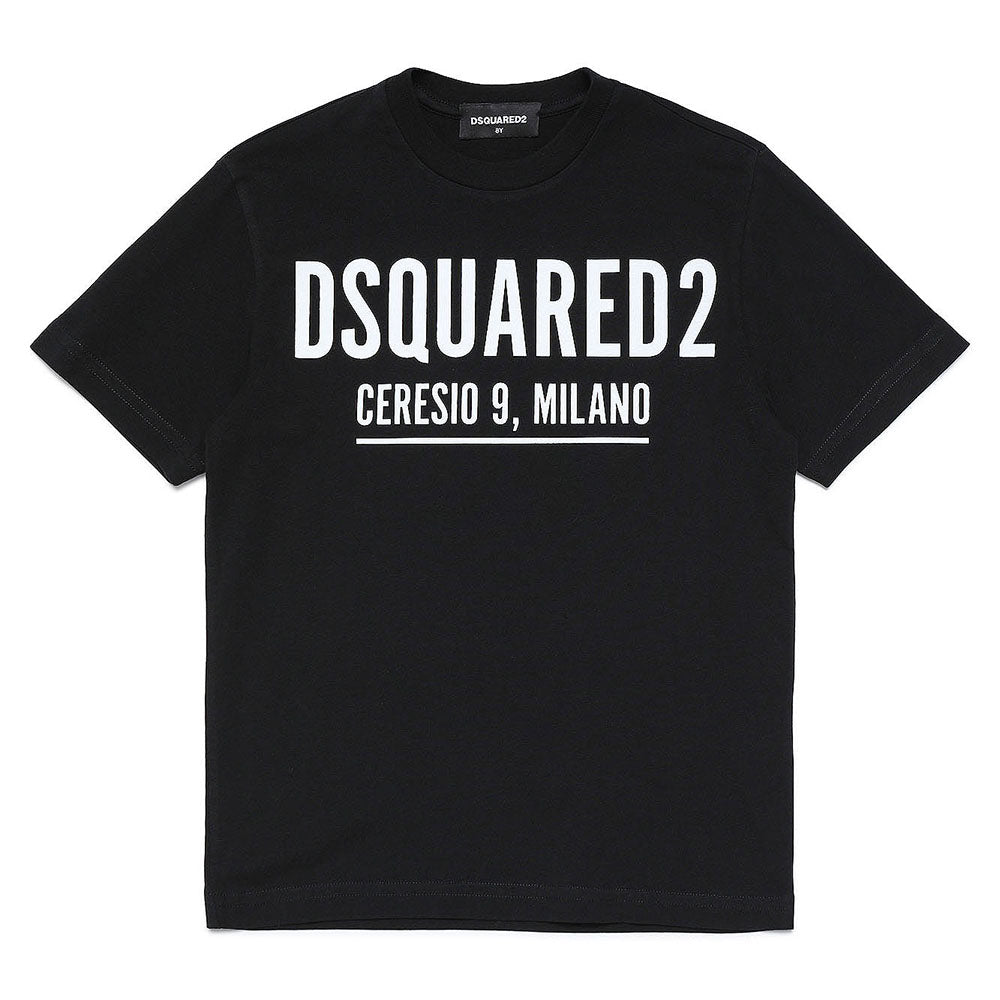 Dsquared2 Boys Logo T-shirt Black