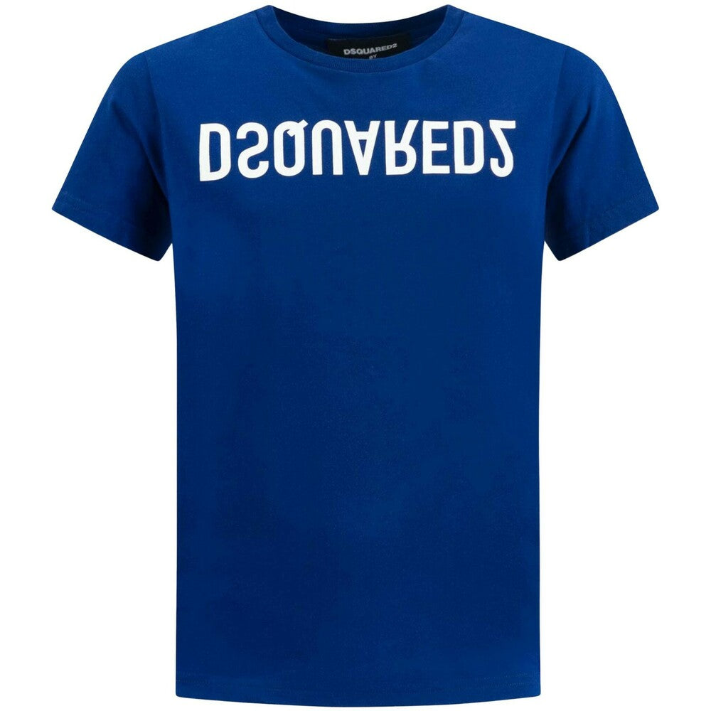 Dsquared2 Boys Logo T-shirt Blue
